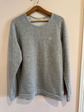 Marine Layer Heather Gray Crewneck Sweater